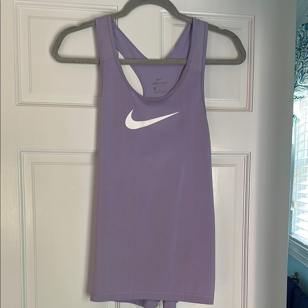 Nike Purple Dri fit tank top size small